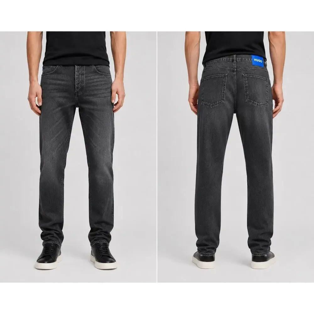 HUGO Jonah Regular Straight Jeans Black NWT — Size 32x32